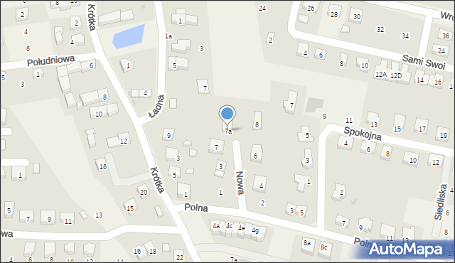 Dobrzykowice, Ładna, 7a, mapa Dobrzykowice