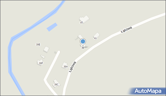 Drawsko Pomorskie, Łąkowa, 39, mapa Drawsko Pomorskie