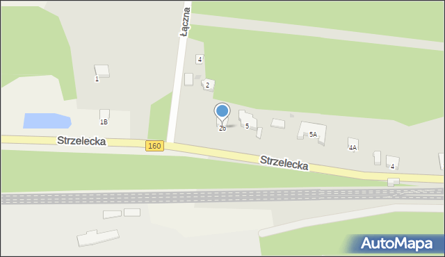 Drezdenko, Łączna, 2b, mapa Drezdenko