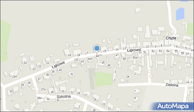 Drezdenko, Łąkowa, 44, mapa Drezdenko