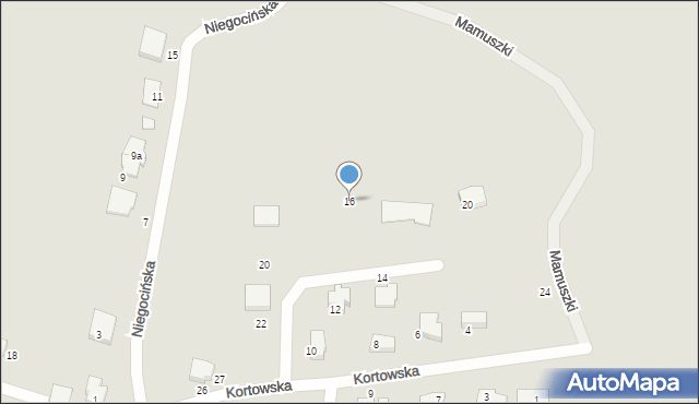 Gdańsk, Łagowska, 16, mapa Gdańska