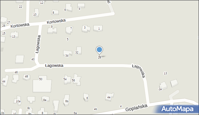 Gdańsk, Łagowska, 28, mapa Gdańska