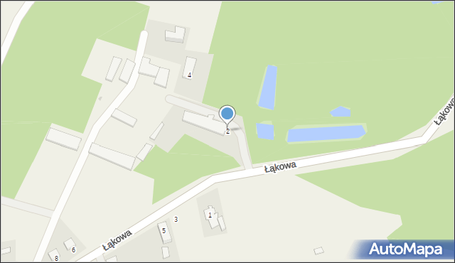 Glinianka, Łąkowa, 2, mapa Glinianka