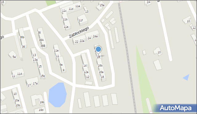 Gniezno, Laubitza Antoniego, bp., 18, mapa Gniezna