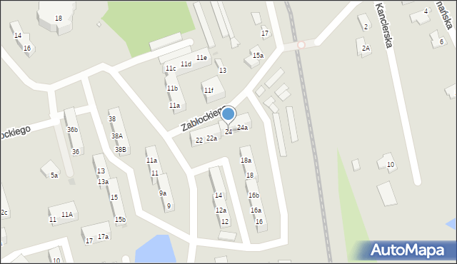 Gniezno, Laubitza Antoniego, bp., 24, mapa Gniezna