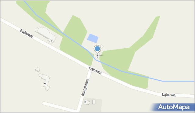 Goleszów, Łąkowa, 2, mapa Goleszów