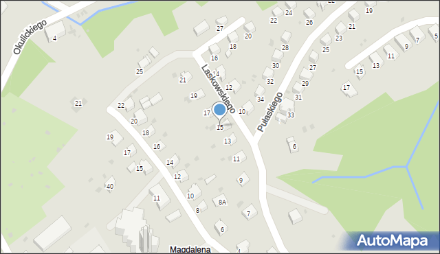 Gorlice, Laskowskiego Konstantego, 15, mapa Gorlic