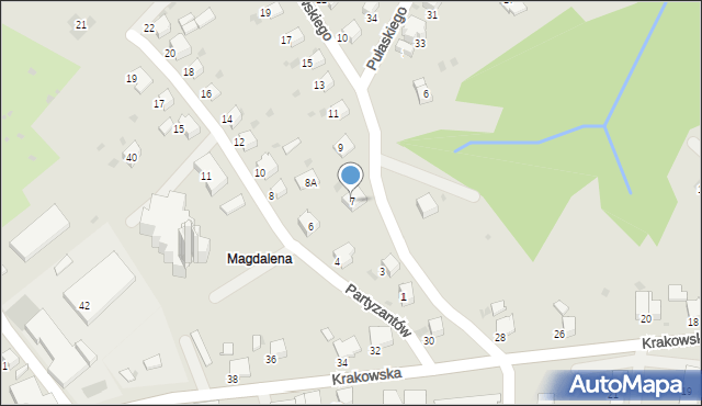 Gorlice, Laskowskiego Konstantego, 7, mapa Gorlic