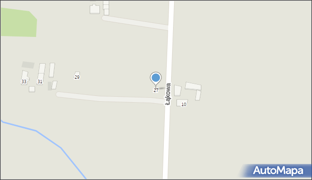 Gorzów Śląski, Łąkowa, 27, mapa Gorzów Śląski