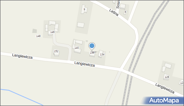 Goszcza, Langiewicza Mariana, gen., 136, mapa Goszcza