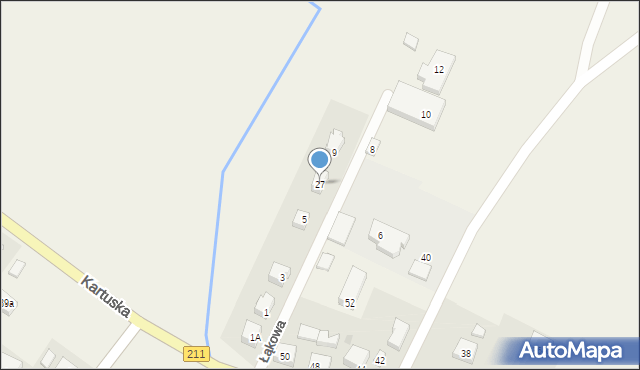 Gowidlino, Łąkowa, 27, mapa Gowidlino