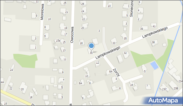 Grębocin, Lampkowskiego Franciszka, 31, mapa Grębocin