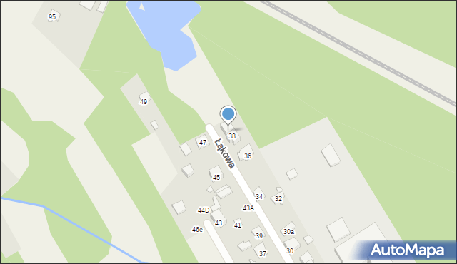 Hipolitów, Łąkowa, 38A, mapa Hipolitów