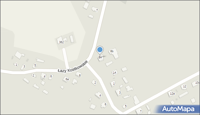 Jarosław, Łazy Kostkowskie, 8A, mapa Jarosławia