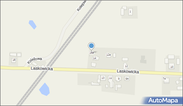 Jeżewo, Laskowicka, 14a, mapa Jeżewo