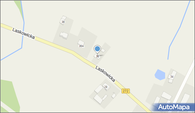 Jeżewo, Laskowicka, 36, mapa Jeżewo