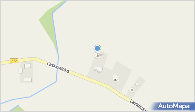 Jeżewo, Laskowicka, 38a, mapa Jeżewo