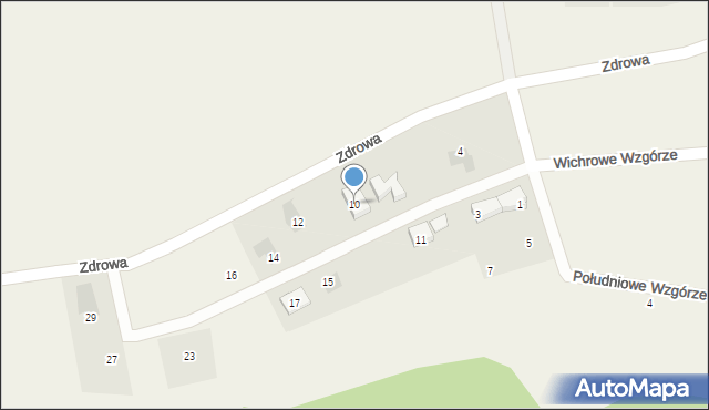 Juszkowo, Lazurowe Wzgórza, 243/68, mapa Juszkowo