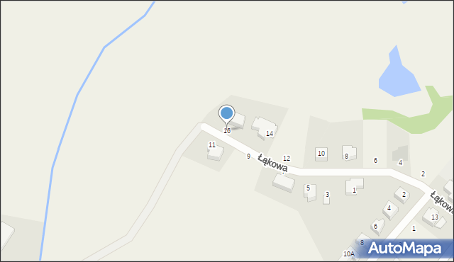 Koleczkowo, Łąkowa, 16, mapa Koleczkowo