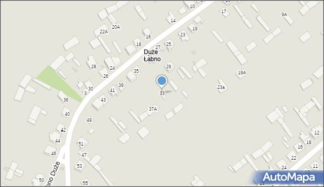 Kolno, Łabno Duże, 33, mapa Kolno