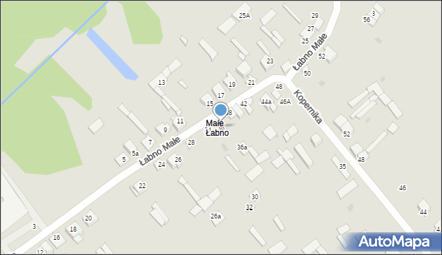 Kolno, Łabno Małe, 36, mapa Kolno