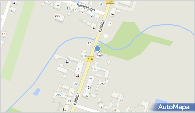 Konstantynów Łódzki, Łaska, 20/22, mapa Konstantynów Łódzki