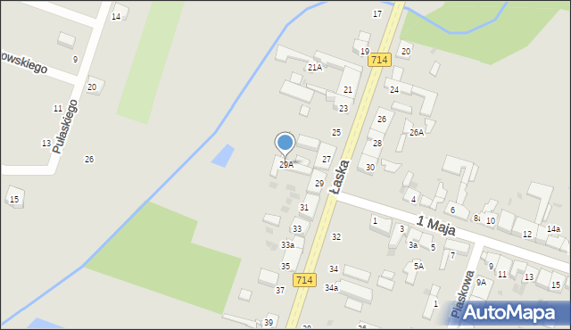 Konstantynów Łódzki, Łaska, 29A, mapa Konstantynów Łódzki