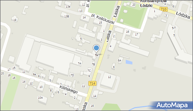 Konstantynów Łódzki, Łaska, 5a, mapa Konstantynów Łódzki