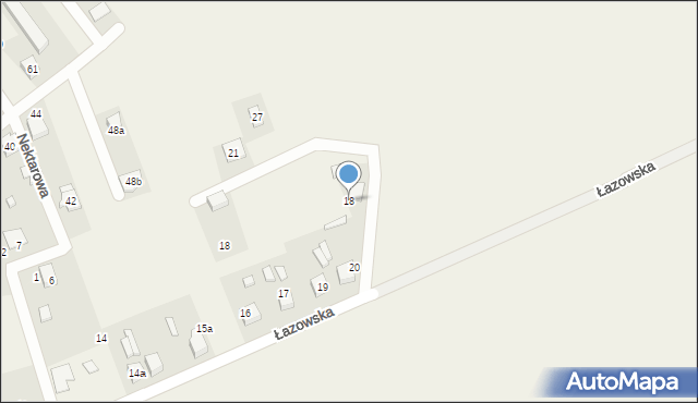 Koszęcin, Łazowska, 18, mapa Koszęcin