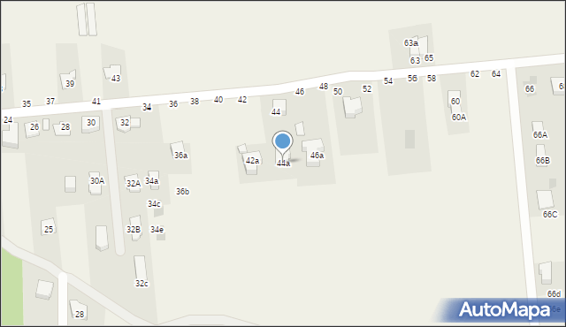 Koszyce Wielkie, Łąkowa, 44a, mapa Koszyce Wielkie