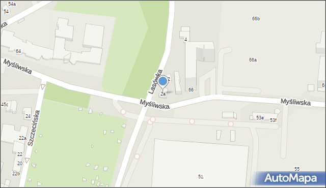 Kraków, Lasówka, 2a, mapa Krakowa