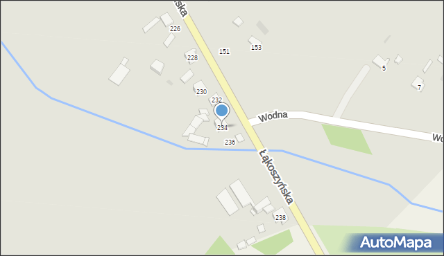 Kutno, Łąkoszyńska, 234, mapa Kutno