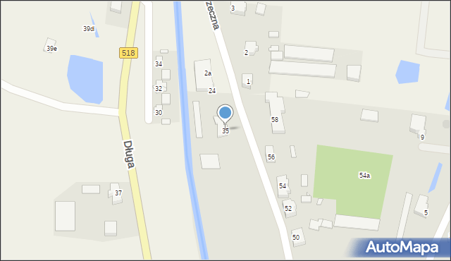 Kwidzyn, Łąkowa, 35, mapa Kwidzyn