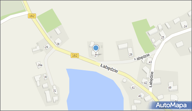 Łabędzie, Łabędzie, 27, mapa Łabędzie
