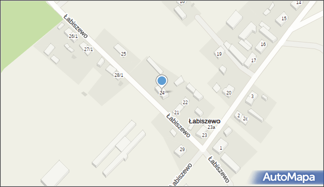 Łabiszewo, Łabiszewo, 24, mapa Łabiszewo