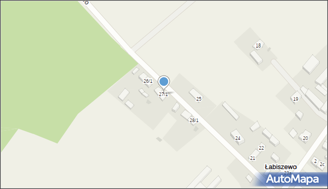 Łabiszewo, Łabiszewo, 27/1, mapa Łabiszewo