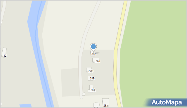 Łabiszyn-Wieś, Łabiszyn-Wieś, 29e, mapa Łabiszyn-Wieś