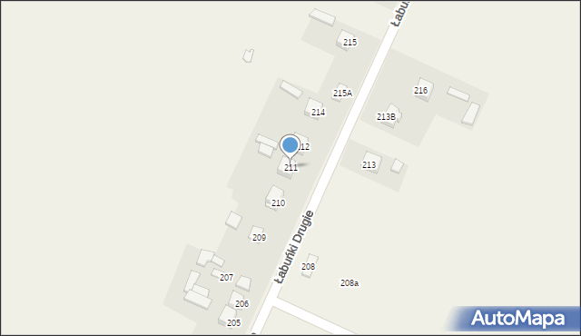 Łabuńki Pierwsze, Łabuńki Pierwsze, 211, mapa Łabuńki Pierwsze