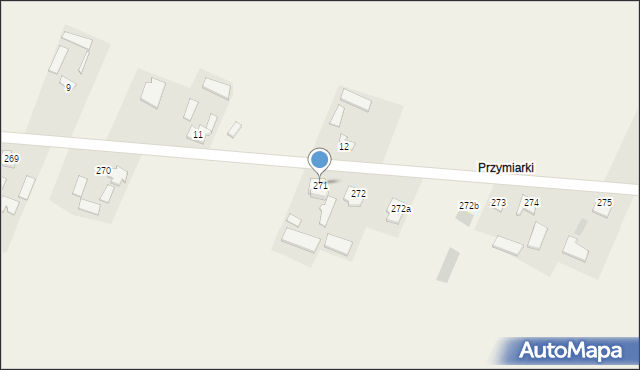 Łabuńki Pierwsze, Łabuńki Pierwsze, 271, mapa Łabuńki Pierwsze