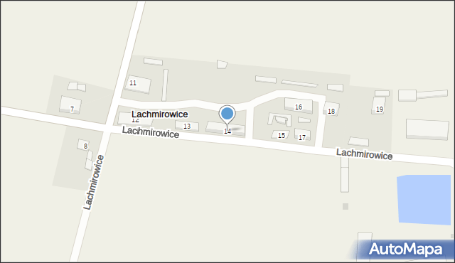 Lachmirowice, Lachmirowice, 14, mapa Lachmirowice