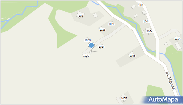 Lachowice, Lachowice, 102H, mapa Lachowice