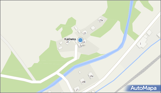 Lachowice, Lachowice, 13, mapa Lachowice
