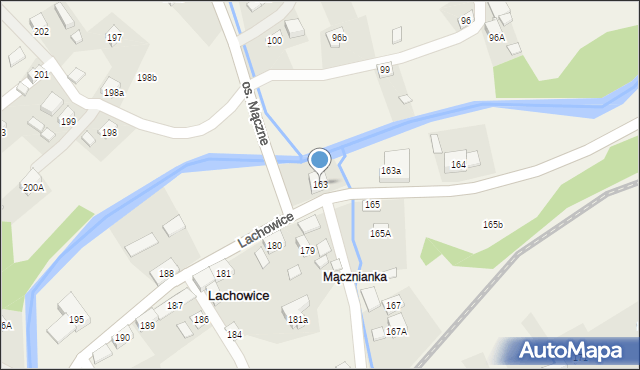 Lachowice, Lachowice, 163, mapa Lachowice