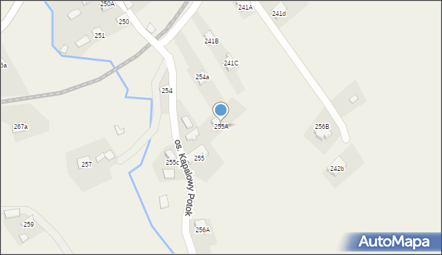 Lachowice, Lachowice, 255A, mapa Lachowice