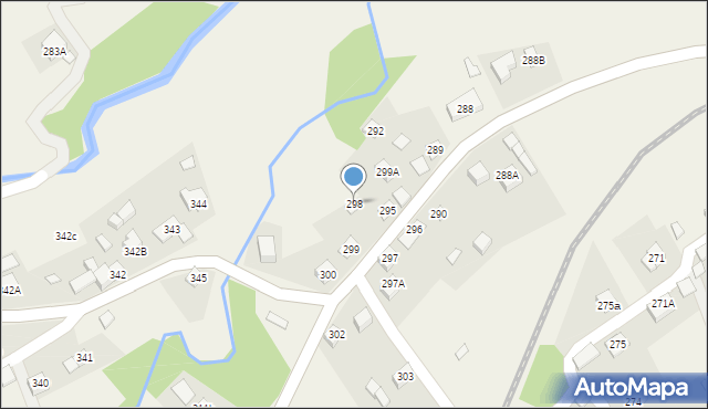 Lachowice, Lachowice, 298, mapa Lachowice