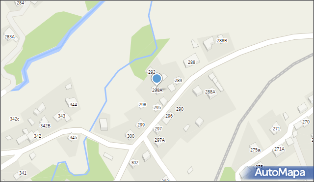 Lachowice, Lachowice, 299A, mapa Lachowice