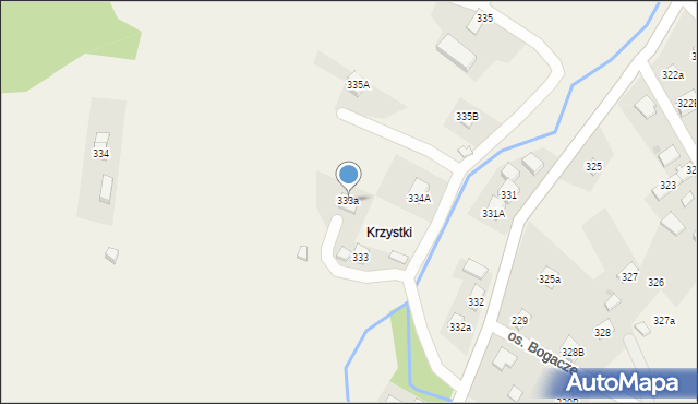 Lachowice, Lachowice, 333a, mapa Lachowice