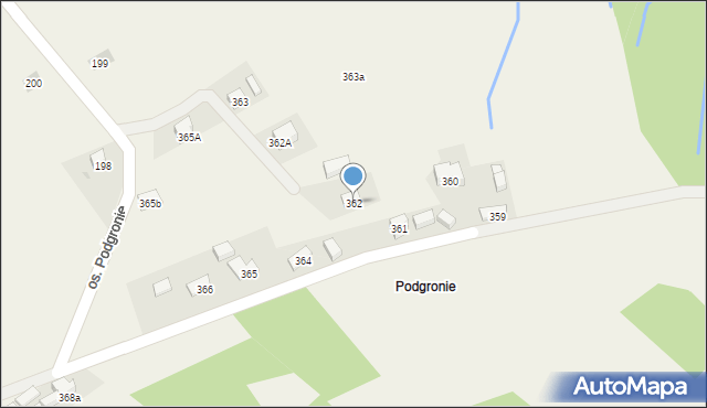 Lachowice, Lachowice, 362, mapa Lachowice