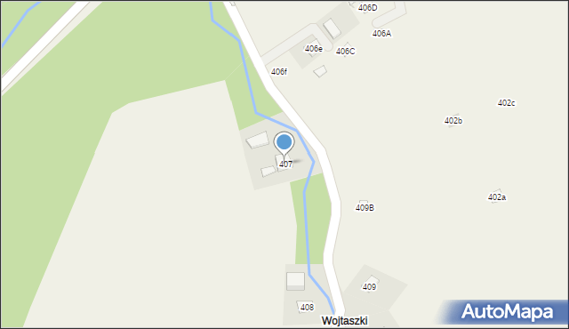 Lachowice, Lachowice, 407, mapa Lachowice