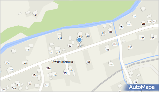 Lachowice, Lachowice, 41, mapa Lachowice